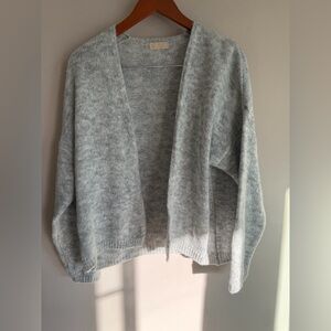 Gray Women's Sweater made in Italy cardigan